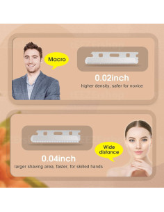 40 Cuchillas de Afeitar Reutilizables tEEZErshop para Dermaplaning 2