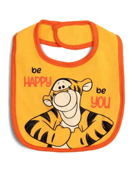 Paquete de 5 Baberos Disney para Bebés - Winnie the Pooh y Más