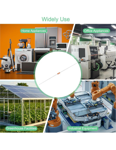 Termistores NTC 1K Ohm uxcell MF58 3950B 40 Piezas