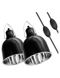 Lámpara de Calor para Reptiles MECESOR con Temporizador 5.5"