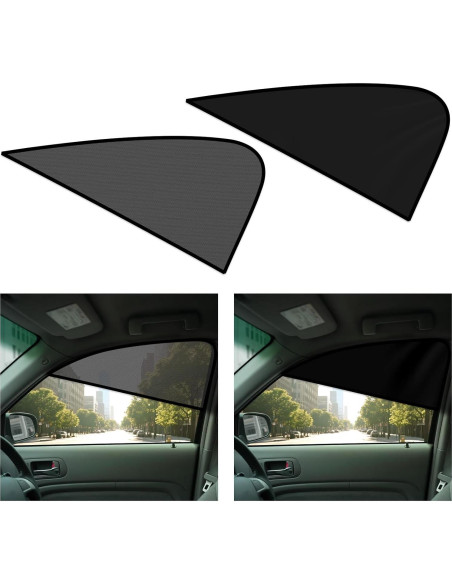 Cortinas para Ventanas de Coche ZATOOTO 2 Piezas Magnéticas UV