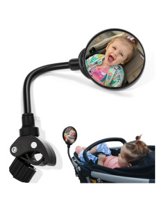 Espejo para Cochecito Bixinyo Ajustable 360 Negro