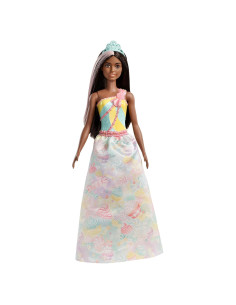 Muñeca Princesa Barbie Dreamtopia 30.48 cm Morena con Tiara