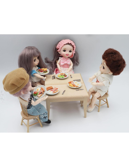 Surtido de 5 Salchichas Miniatura para Casa de Muñecas