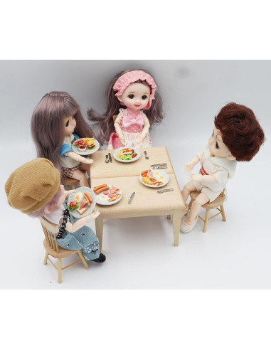 Surtido de 5 Salchichas Miniatura para Casa de Muñecas