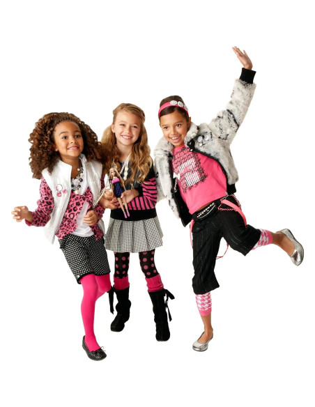 Muñeca Barbie Vestido Digital Interactivo LED 430g