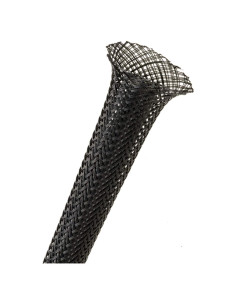 Manguito Trenzado Expandible Electriduct 1/8" Negro 3.05m