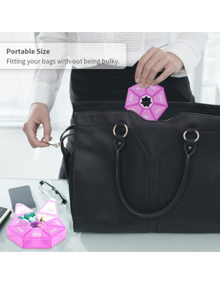 Organizador de Pastillas Diario Cutiland 4 Paquetes 20.3x20.3 cm