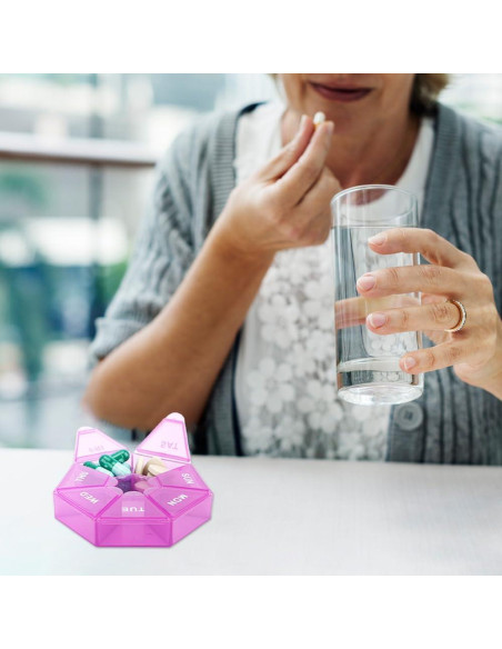 Organizador de Pastillas Diario Cutiland 4 Paquetes 20.3x20.3 cm