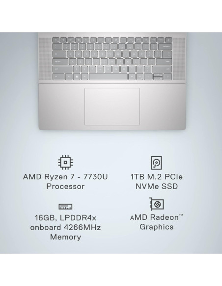 Laptop Dell Inspiron 16 5635 - AMD Ryzen 7, 16GB RAM, 1TB SSD