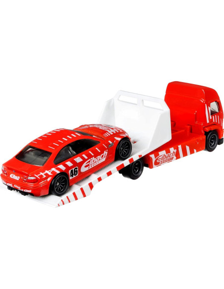 Transportador de Equipo Hot Wheels Mattel 1:64 con Coche