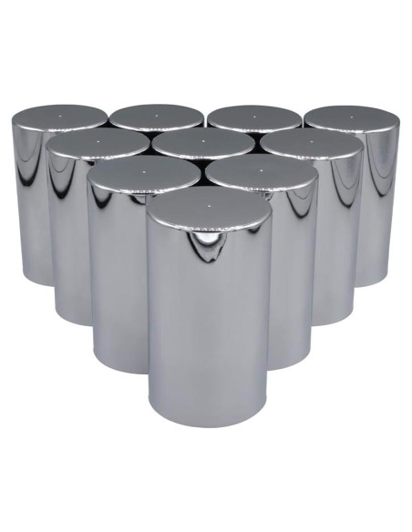 Cubiertas de Tuercas de Llantas Mytee 10 Pcs 33mm Cromadas