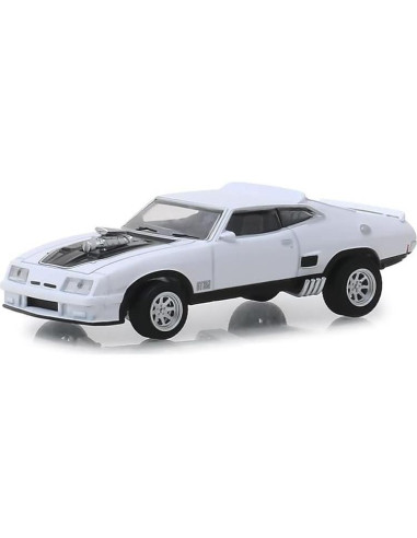 Auto a Escala 1:64 GreenLight Falcon XB 1973 Blanco con Rayas