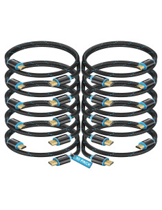 Cable HDMI 4K Ultra HD Maximm 1 Pie 10 Paquete 18Gbps