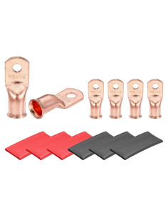 Terminales de Cable de Batería MECCANIXITY 1/0 AWG 6 Pcs