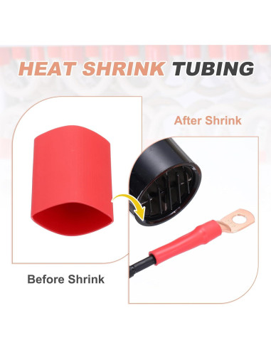 Terminales de Cable de Batería MECCANIXITY 1/0 AWG 6 Pcs