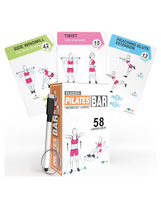 Tarjetas de Entrenamiento de Pilates Flexies - 58 Tarjetas