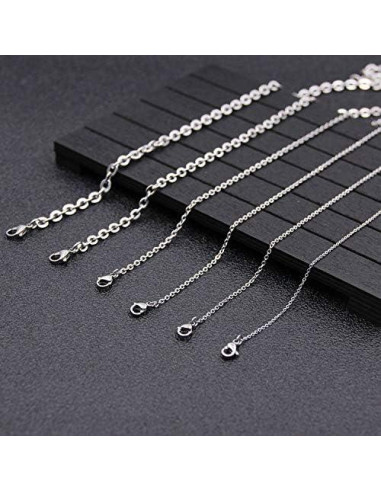 WOCRAFT 1000 Anillas de Salto Acero Inoxidable 4-8mm Joyería