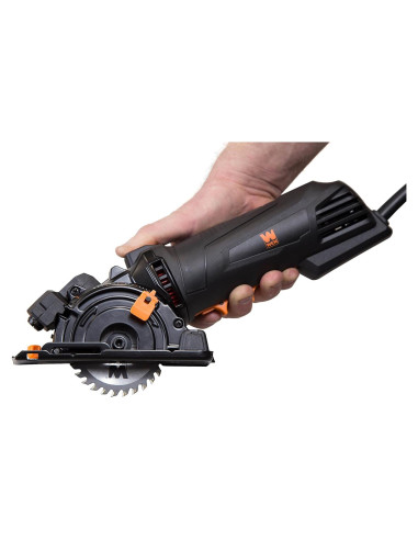 Sierra Circular Compacta WEN 4.2A 85mm con Accesorios y Estuche