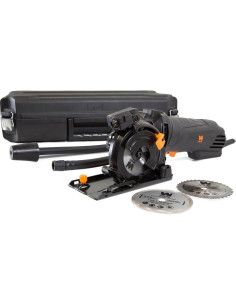 Sierra Circular Compacta WEN 4.2A 85mm con Accesorios y Estuche 2