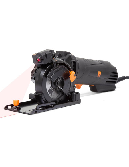 Sierra Circular Compacta WEN 4.2A 85mm con Accesorios y Estuche