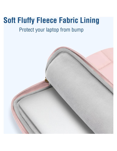 Funda Acolchada para Laptop MOSISO 13.3" Rosa - Compatible MacBook