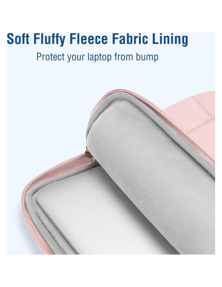 Funda Acolchada para Laptop MOSISO 13.3" Rosa - Compatible MacBook