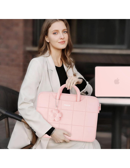 Funda Acolchada para Laptop MOSISO 13.3" Rosa - Compatible MacBook