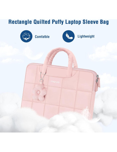 Funda Acolchada para Laptop MOSISO 13.3" Rosa - Compatible MacBook