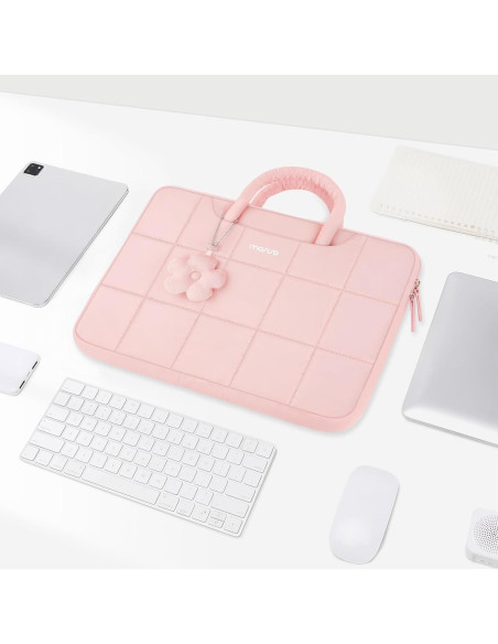 Funda Acolchada para Laptop MOSISO 13.3" Rosa - Compatible MacBook