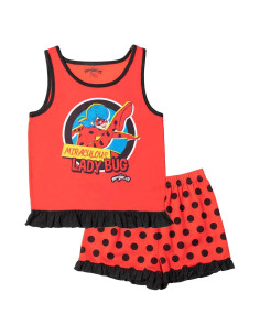 Conjunto de Pijama para Niñas Miraculous Rena Rouge 14-16 Rojo