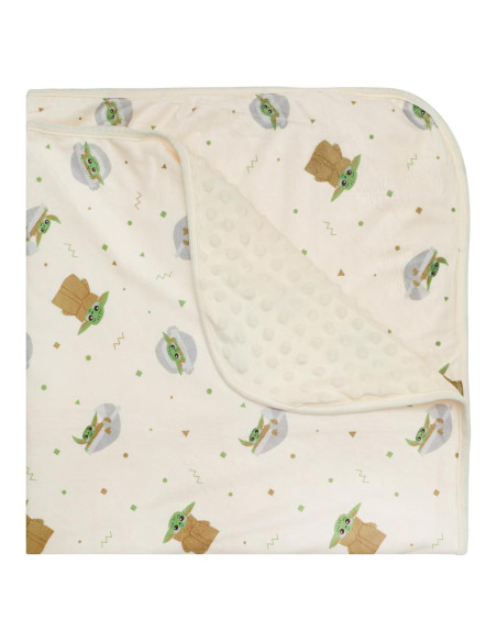 Manta de peluche Baby Yoda Star Wars 88.9x88.9 cm Unisex