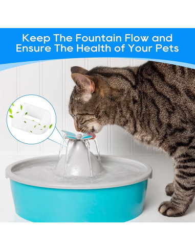 Filtros de Espuma para Fuente de Agua para Mascotas MyfatBOSS 8PCS