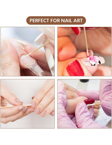 200 Hisopos de Algodón Afilados PLJ 10 cm para Maquillaje