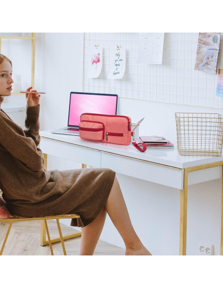 Funda de Transporte Logitech POP Keys - Protectora Rosa 32.5x15cm