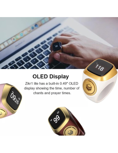 Contador Electrónico Bluetooth Diyeeni 0.49in Blanco