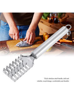Raspador de Escamas de Pescado Yosoo Acero Inoxidable 20x3.5cm 2