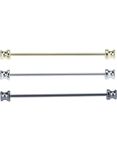 3 Pinzas de Corbata de Cobre YYYBONNIE - Oro, Plata, Negro