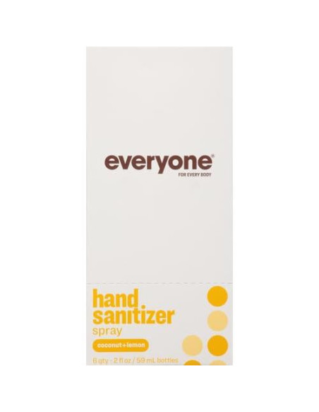 Desinfectante de Manos Everyone Coco y Limón 59 ml x6