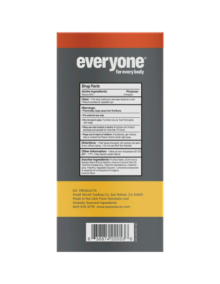 Desinfectante de Manos Everyone Coco y Limón 59 ml x6