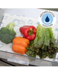 Forros de Refrigerador S&T INC. 5 Piezas 30.48x60.96cm Frutas 2