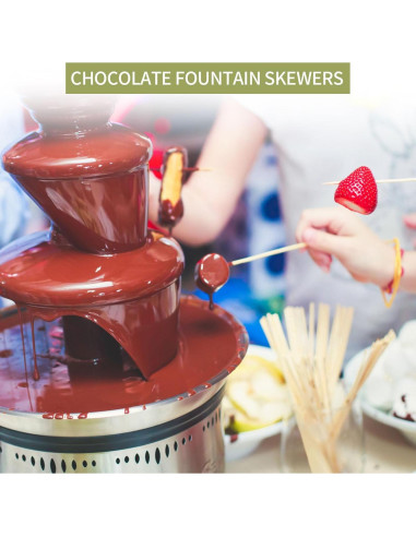 200 Palitos de Bambú UrbanAbode 30cm para Asar y Cócteles