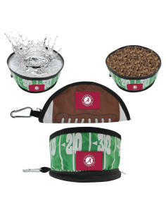 Tazón de Viaje Plegable para Perros Pets First Alabama Crimson Tide