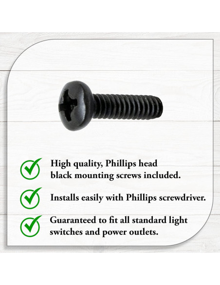 Placa de Luz Doble Interruptor Negro Innovative Fabricators