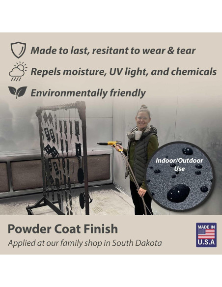 Placa de Luz Doble Interruptor Negro Innovative Fabricators