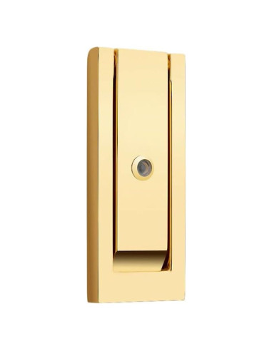 Alicate de puerta Baldwin 0185 Latón Pulido con Visor