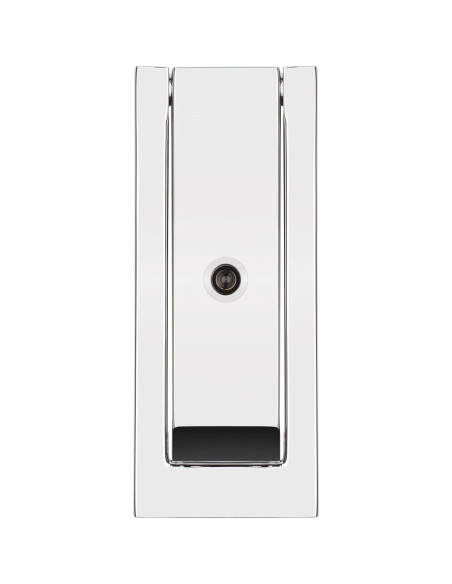 Alicate de puerta Baldwin 0185 Latón Pulido con Visor