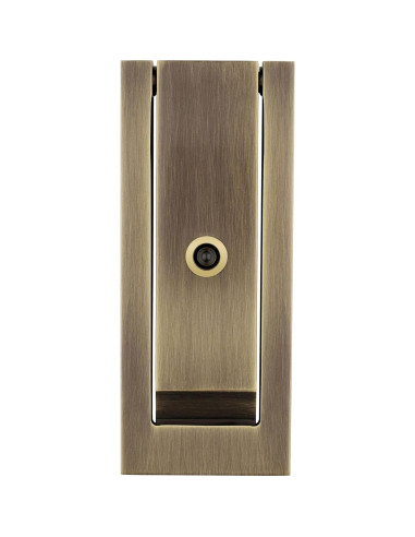 Alicate de puerta Baldwin 0185 Latón Pulido con Visor