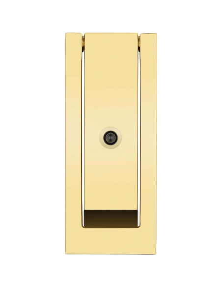 Alicate de puerta Baldwin 0185 Latón Pulido con Visor