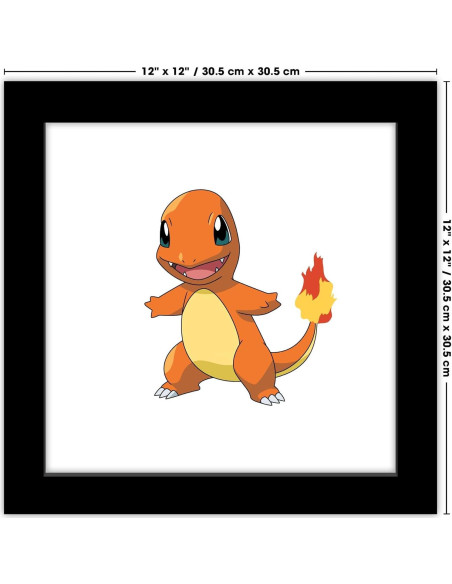 Arte de Pared Pokemon Charmander Trends International 30.48 cm